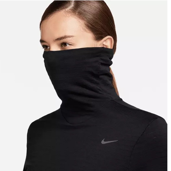 Nike Women's Therma-FIT Element Swift Turtleneck Running Top Medium - Picture 3 of 12